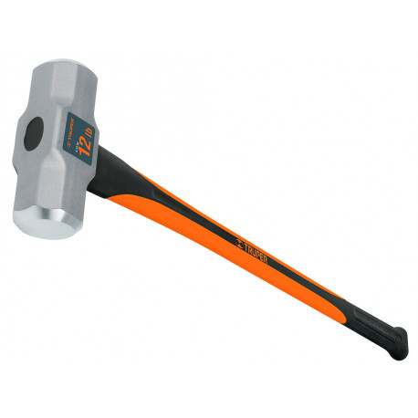 Octagonal sledge hammer 5400g, glassfibre handle 91cm Truper®