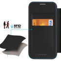 DUX DUCIS Skin X Pro - Folio Case compatible with MagSafe for Apple iPhone 15 black
