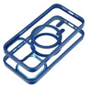 Color Edge Mag Cover case compatible with MagSafe for IPHONE 13 PRO navy blue
