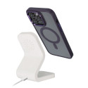 Color Edge Mag Cover case compatible with MagSafe for IPHONE 13 PRO navy blue