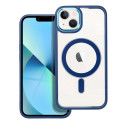 Color Edge Mag Cover case compatible with MagSafe for IPHONE 13 navy blue