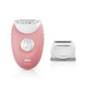 Braun Epilator Silk-épil 3 SE3440 Corded, Number of speeds 2, Pink