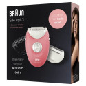 Braun Epilator Silk-épil 3 SE3440 Corded, Number of speeds 2, Pink