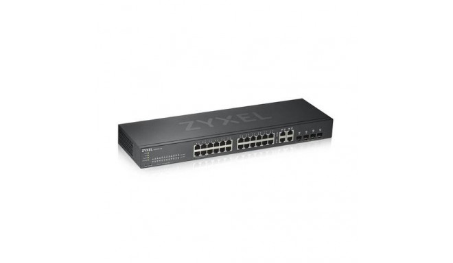 Zyxel GS1920-24V2 network switch Managed Gigabit Ethernet (10/100/1000) Black