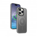 Crong Hybrid Frost MAG Cover - Case for iPhone 15 Pro MagSafe (Grey)