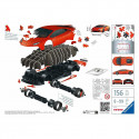 3D Pusle Ravensburger Lamborghini 25 cm Auto 108 Tükid, osad