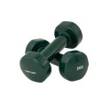 Hantlid TUNTURI Vinyl Dumbbells 2.0kg, roheline