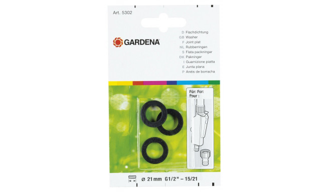 Gardena flat gasket, 3 piecesi (5301)