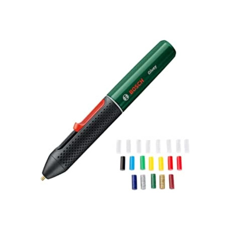 Bosch Cordless hot glue stick Gluey Evergreen, hot glue gun (green/black, incl. 20 glue sticks)