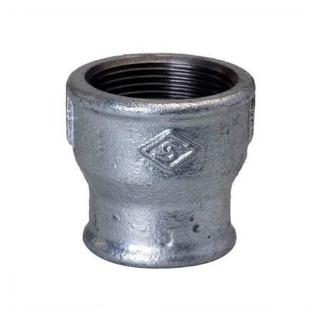 BRASS COUPLING 1 1/4X1 ZN V/V