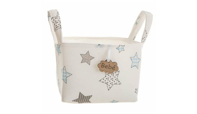 Basket Printed Stars With handles 17 x 13,5 x 20 cm