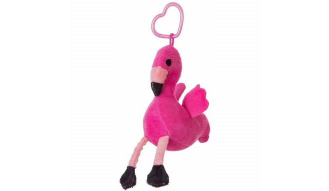 Atslēgu ķēde 12 cm Rozā flamingo