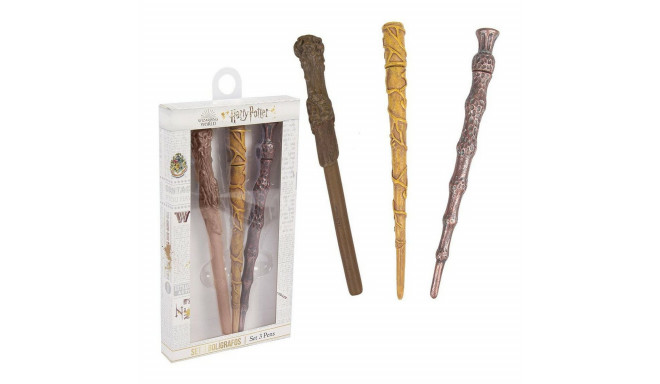 Set of Biros Harry Potter Brown (3 pcs)