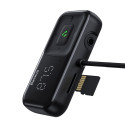 Baseus S-16 Bluetooth 5.0 FM vysílač 2x USB nabíječka do auta AUX MP3 TF micro SD 3.1 A černá (CCTM-