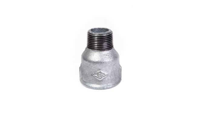 BRASS COUPLING 3/4X1/2 ZN V/I