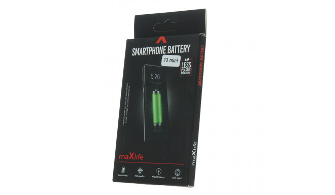 Maxlife battery for iPhone 13 Mini 2406mAh without BMS flex