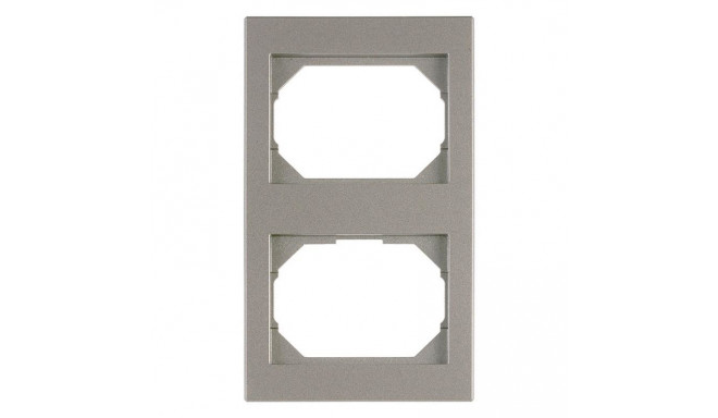 FRAME VILMA XP500 2-GANG V MET