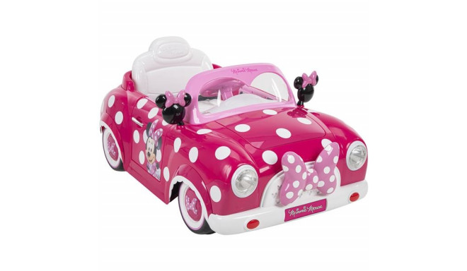Huffy Minnie 6V auto, roosa