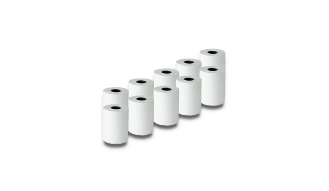 Qoltec 51896 Thermal roll 57 x 20 | 55g / m2 | 10 pcs. | BPA free