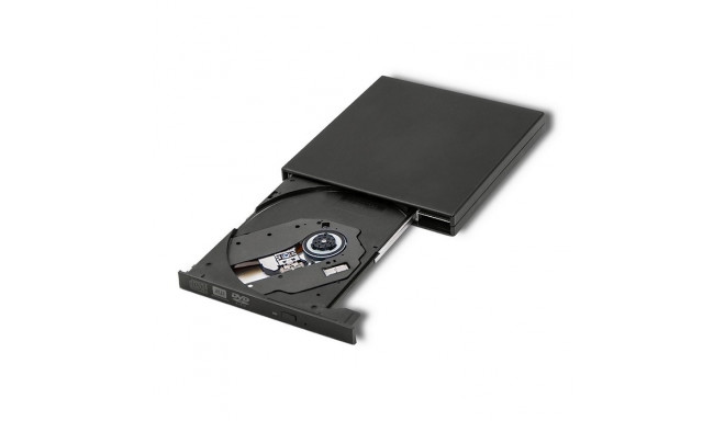 Qoltec 51858 väline DVD-RW kirjutaja |USB 2.0|Must