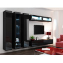 Cama TV Stand VIGO '180' 30/180/40 black/black gloss Cama TV Stand VIGO '180' 30/180/40 black/black gloss