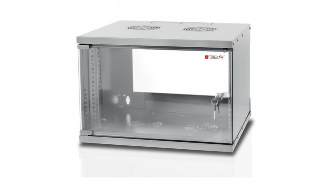 Techly seinakapp 19" 9U prof. 320 hall kokkupandud