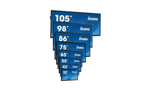 iiyama ProLite LH3260HS-B1AG, 80cm (31,5''), Full HD, USB, RS232, Ethernet, Wi-Fi, Android, kit (RS2