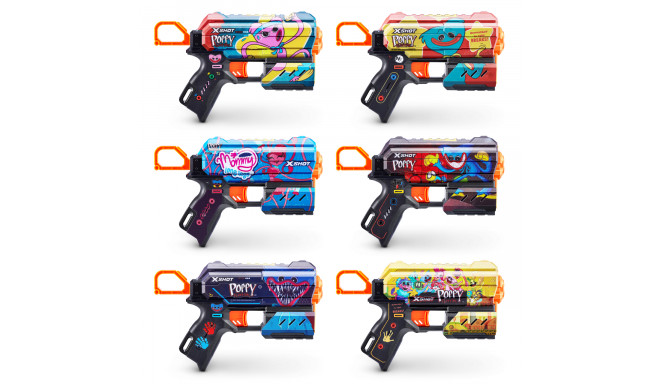 X-SHOT toy gun Poppy Playtime, Skins 1 Flux series, assort., 36649