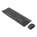 Logitech Slim Combo MK295, US, must - Juhtmevaba klaviatuur + hiir