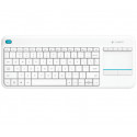 LOGITECH WIRELESS TOUCH KEYBOARD K400 PLUS WHITE (920-007146)