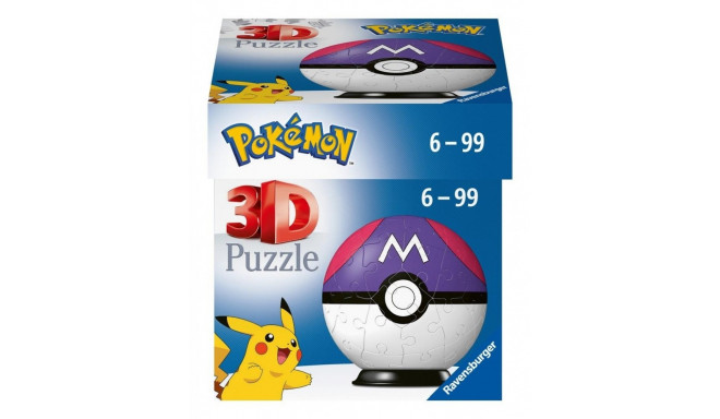 Puzzles 54 elements 3D Pokemon Master Ball