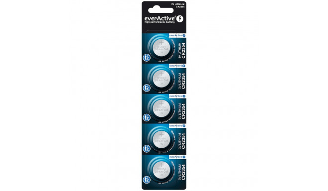 Mini CR2354 lithium batteries blister of 5 pieces