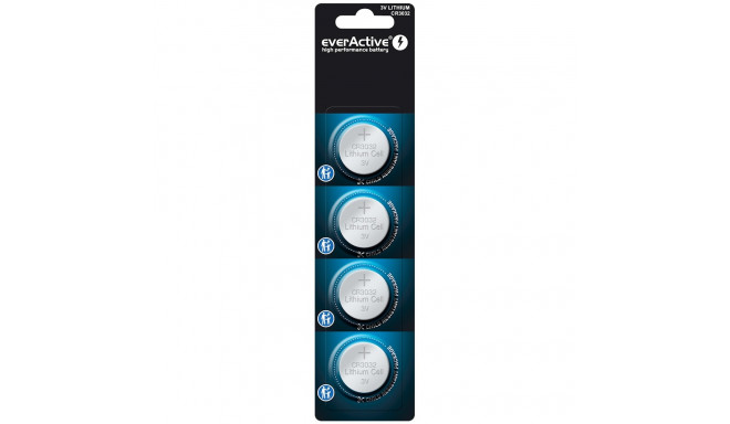 LITHIUM MINI BATTERIES CR3032 4 PCS.