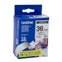 Markeerimislint Brother TZE-261, 36mm must/valgel