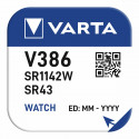 Button battery Varta Silver Silver oxide 1,55 V 1,5 V 1.5 V SR43 (1 Piece) Button battery Varta Silver Silver oxide 1,55 V 1,5 V 1.5 V SR43 (1 Piece)