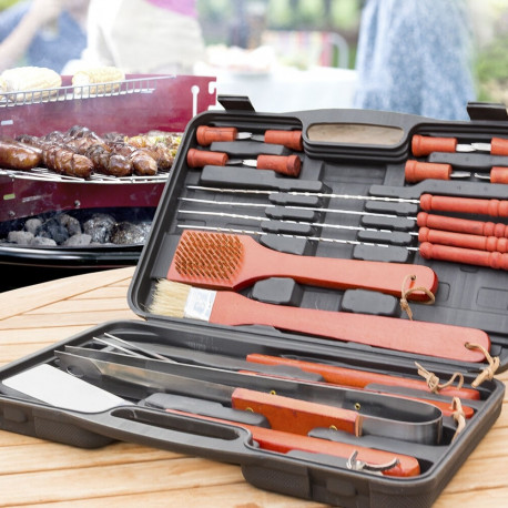 Barbecue Case Barbecase InnovaGoods 18 Pieces