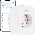 Умная розетка KSIX Smart Energy Slim WIFI 250V Белый