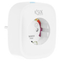 Smart Plug KSIX Smart Energy Slim WIFI 250V Balts