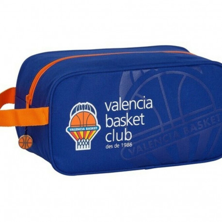 Travel Slipper Holder Valencia Basket Blue Orange (29 x 15 x 14 cm)
