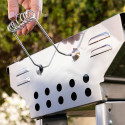 Stainless Steel Foldable Charcoal BBQ ExelQ InnovaGoods