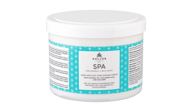 Kallos Cosmetics SPA Hand And Foot Massage Cream Body Cream (500ml)