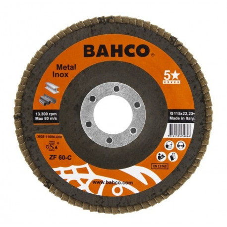 Lamellketas kooniline INOX+Fe P80 125x22.23mm