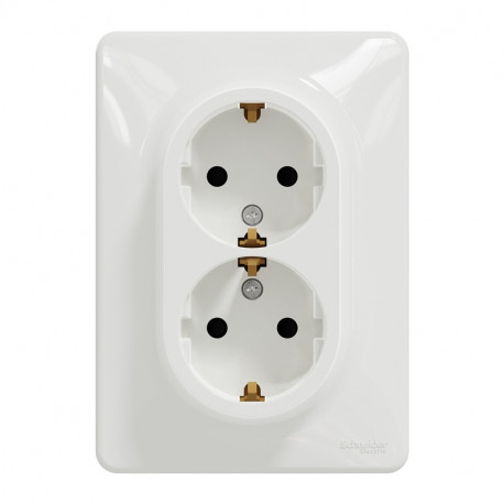 SOCKET 2PL SDD311221 valge