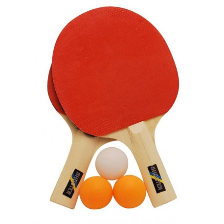 TABLE TENNIS SET 3XRACKETS 3XBALLS