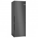Bosch, NoFrost, 440 L, kõrgus 203 cm, must - Külmik