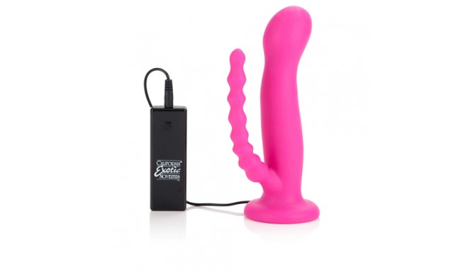 10-Function Silicone Love Rider Double Rider - Pink