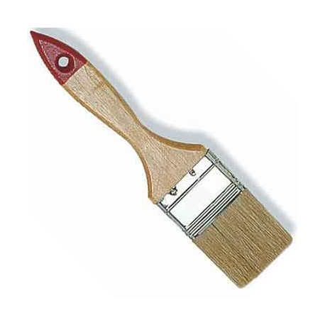 Pintsel 60mm, lapik, lakitud puidust käepide