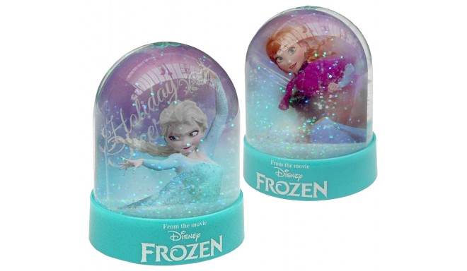 Frozen snow globe
