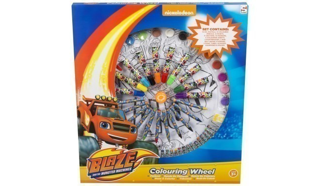 Blaze and The Monster Machines Colouring Wheel