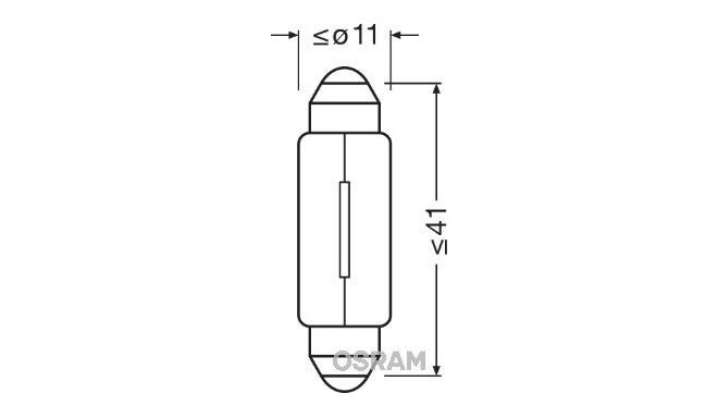 12V 10W SV8.5-8 2xblister